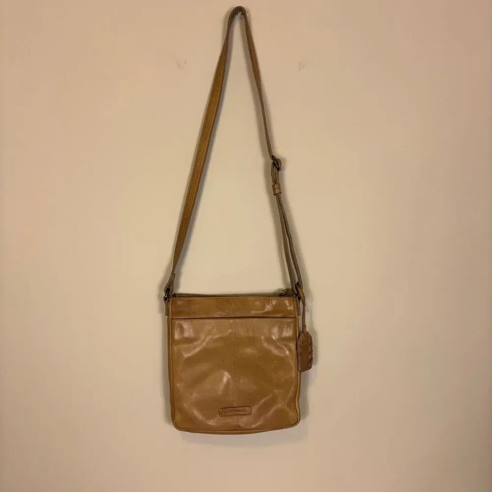 Lucky Brand‎ Tan Leather Crossbody Purse